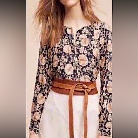 Anthropologie, Maeve, Women’s, Floral, Ombre, Button Down, Top. - Picture 1 of 10